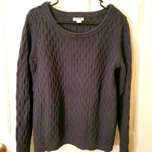 Dark Green Textured Sweater